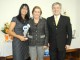 Ceclia Chaves, presidente da CACISC, recebe o trofu Personalidades Sindilojas Vale do Jacu 2011